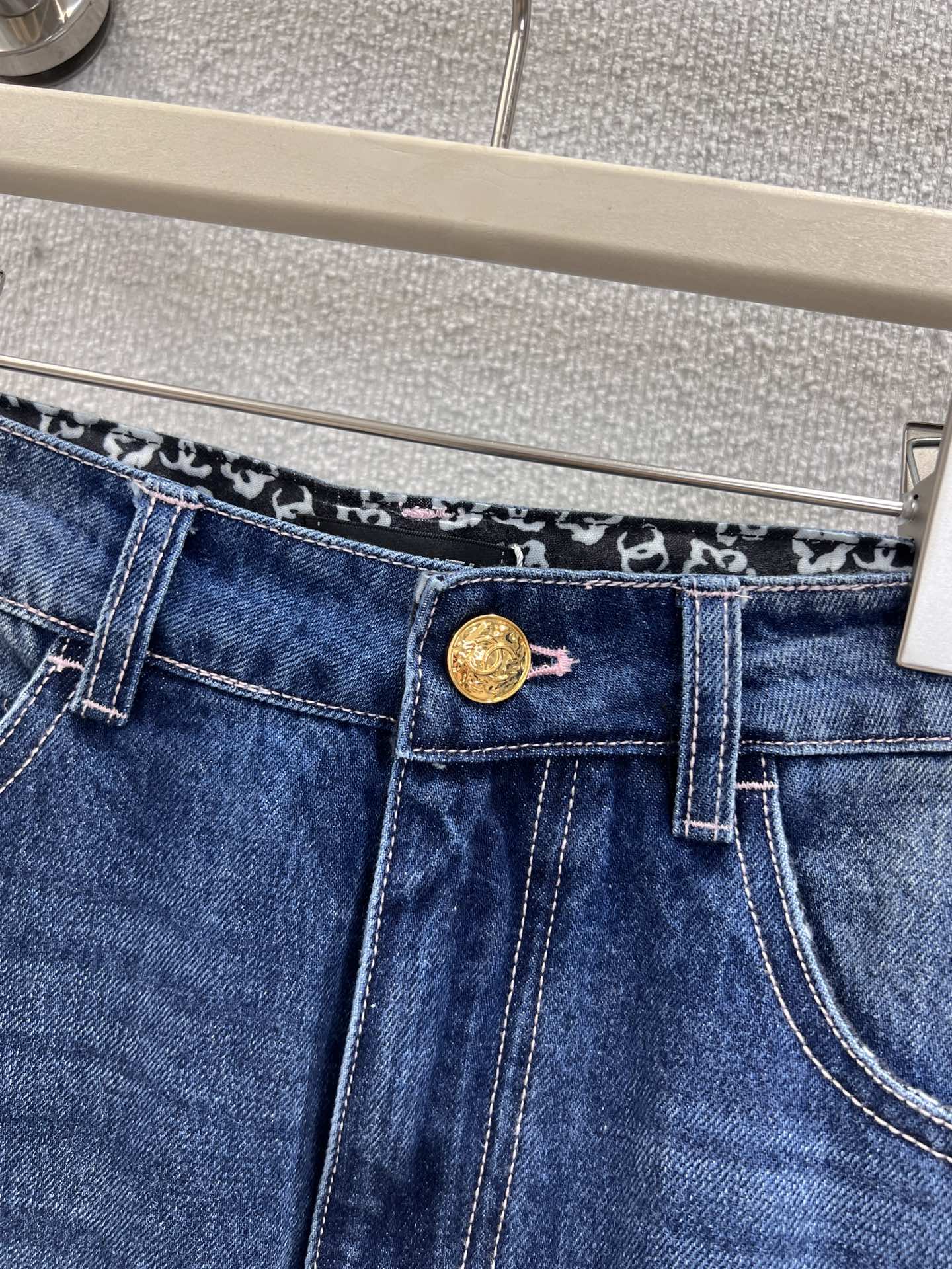 Chan 25 printed jeans