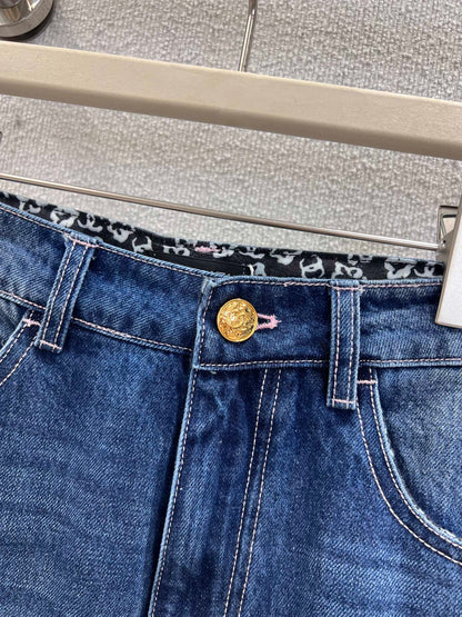 Chan 25 printed jeans