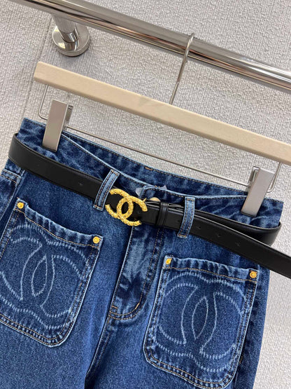 Chan 25 printed jeans