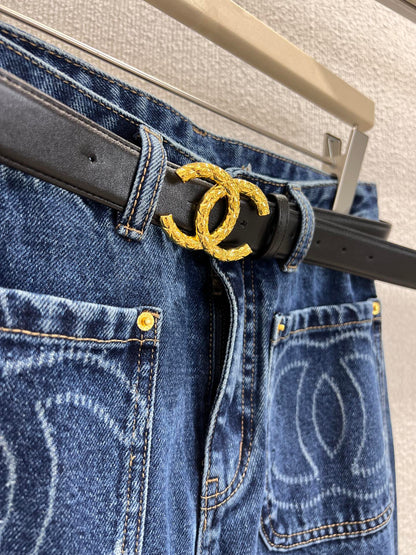Chan 25 printed jeans