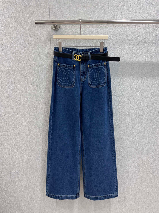 Chan 25 printed jeans