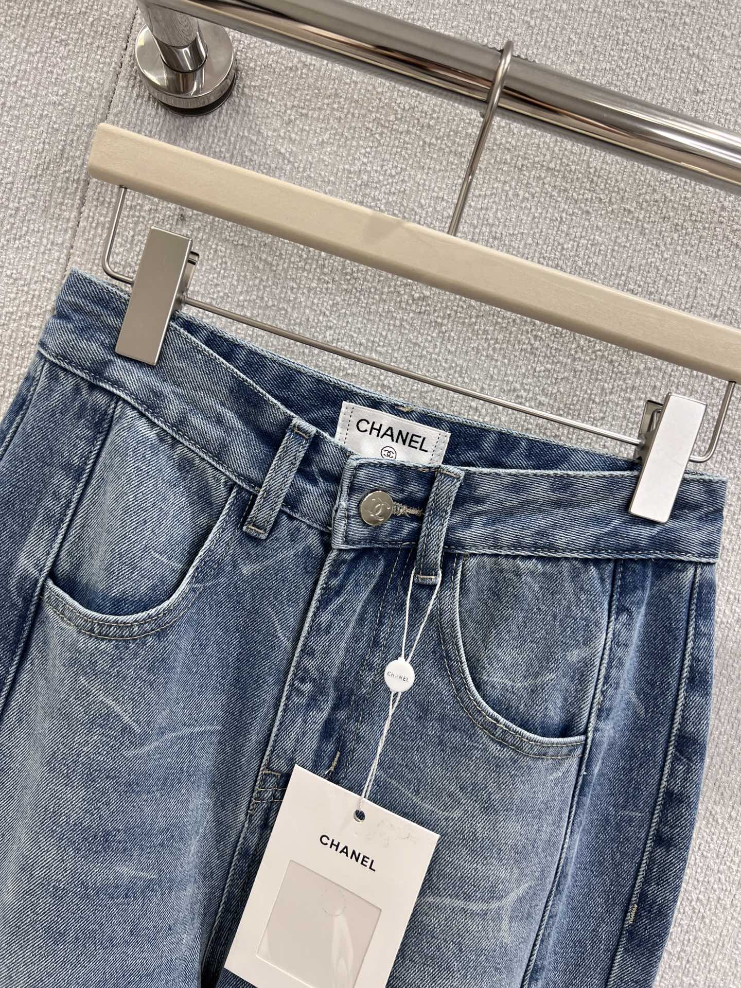 Chan 25fw patchwork jeans
