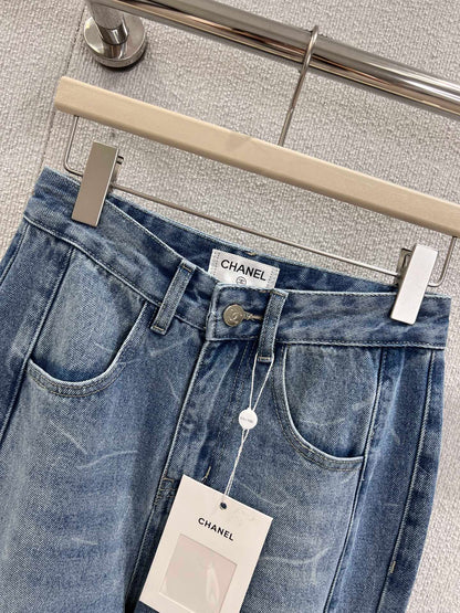 Chan 25fw patchwork jeans