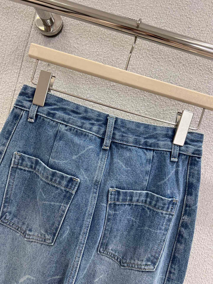 Chan 25fw patchwork jeans