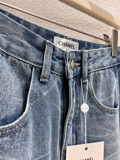 Chan 25fw patchwork jeans