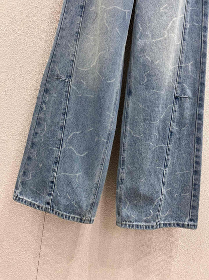Chan 25fw patchwork jeans
