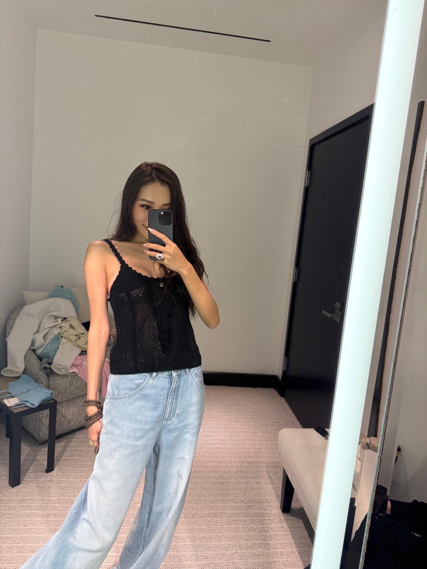 Chan 25 knitted camisole