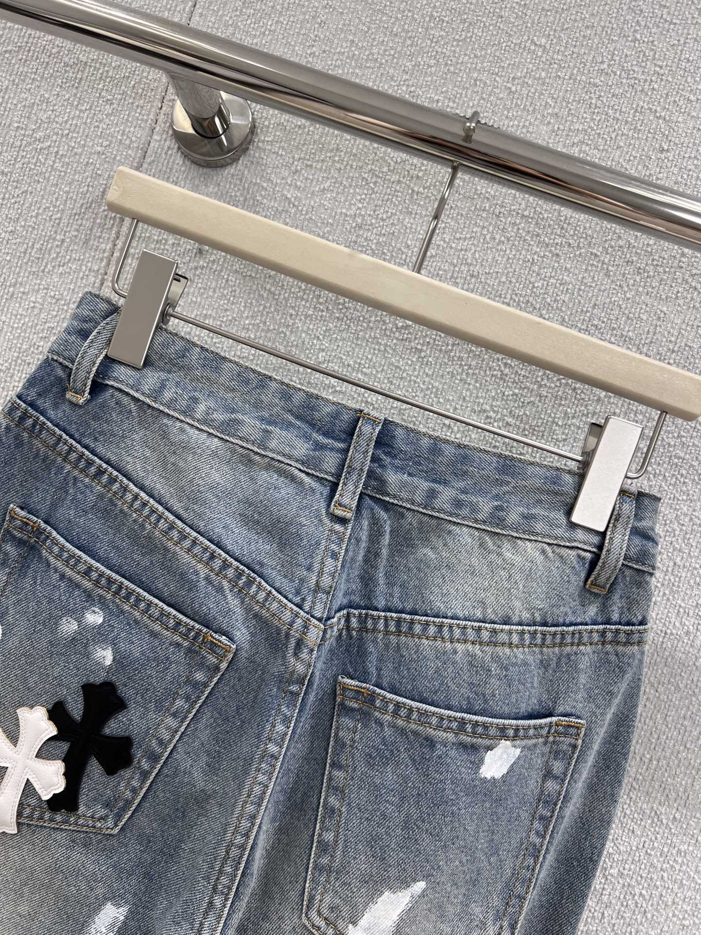 Chro 25fw printed jeans