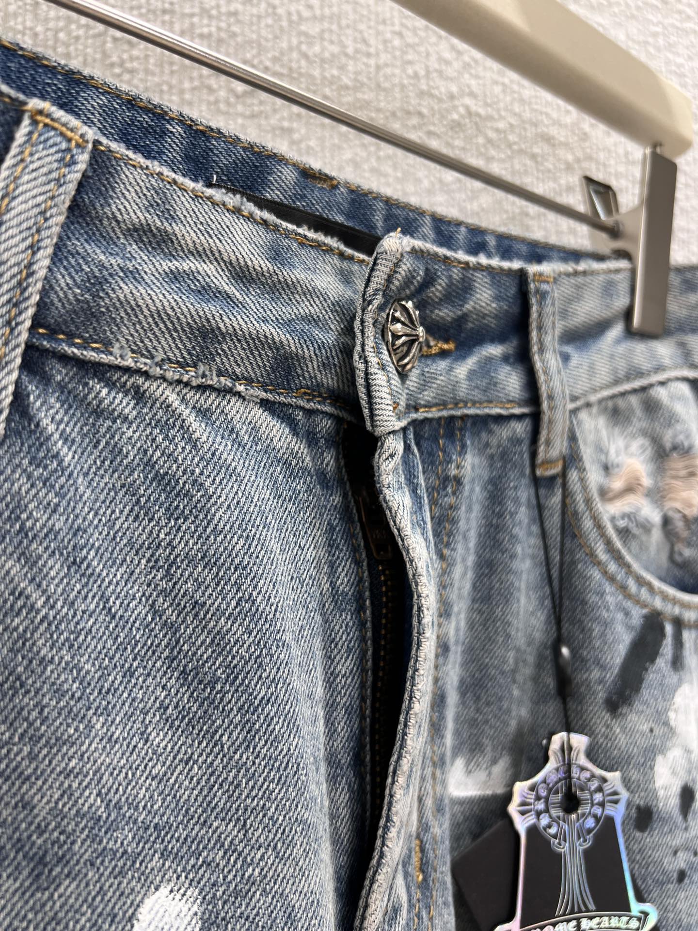 Chro 25fw printed jeans