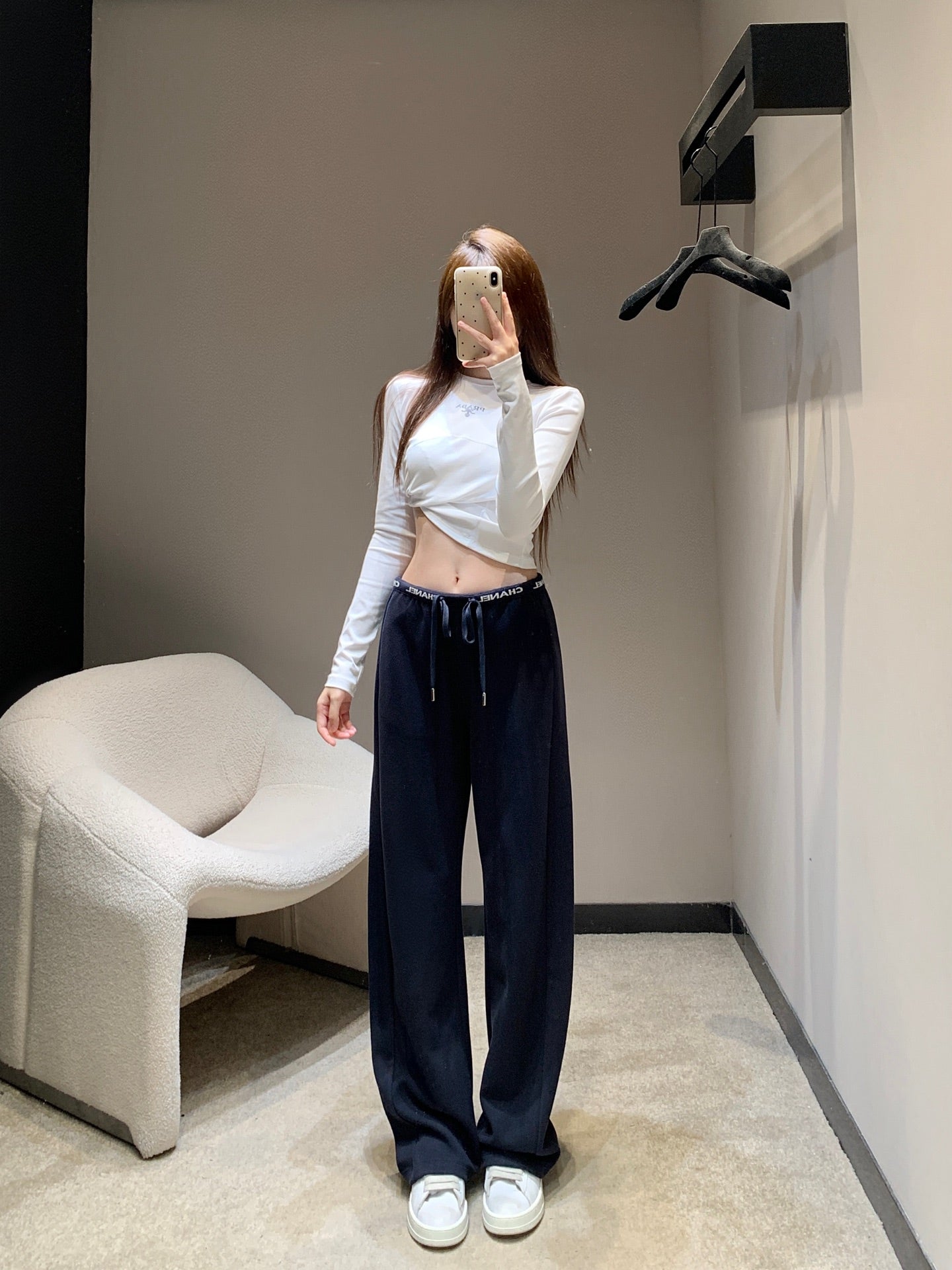 Chan 25fw drawstring pants
