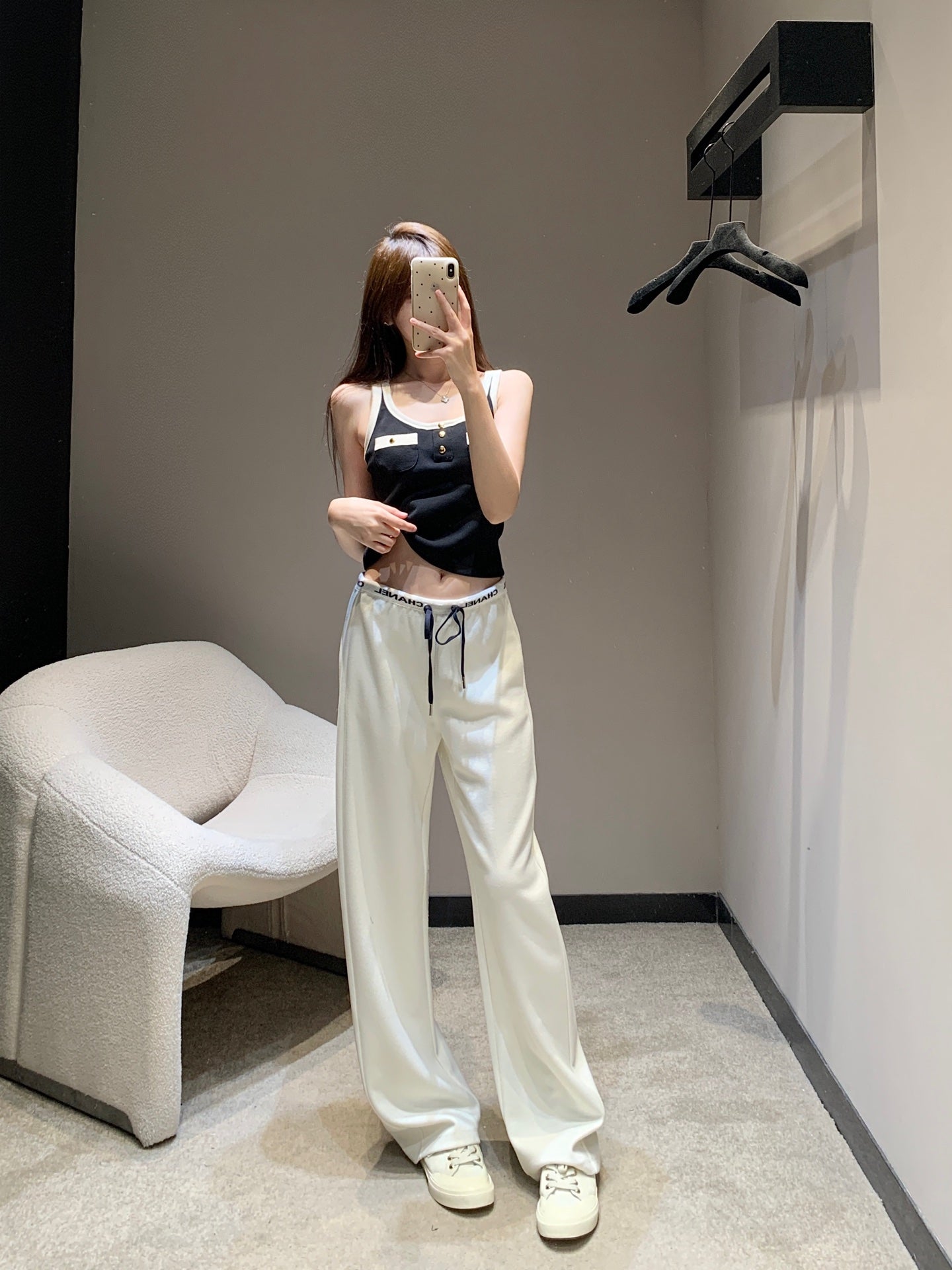 Chan 25fw drawstring pants