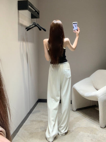 Chan 25fw drawstring pants