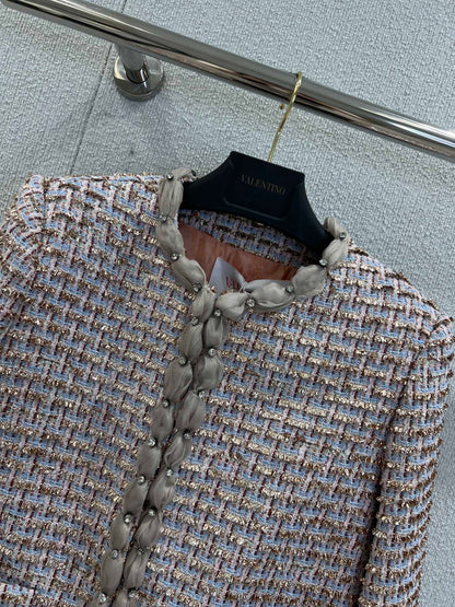 Val 25fw Crystal Chiffon Suit