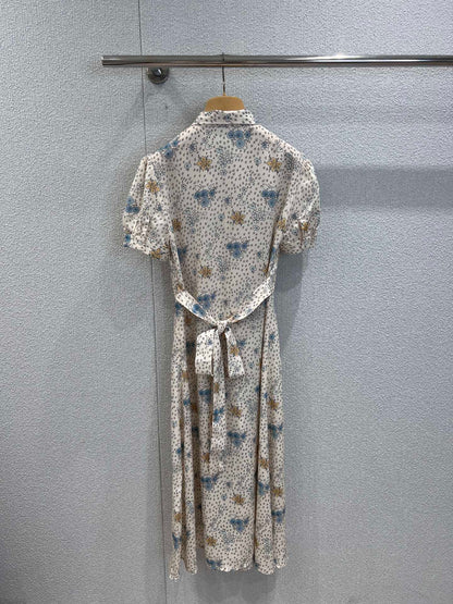 Miu 25fw silk dress