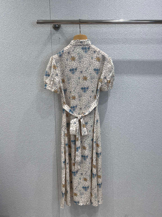 Miu 25fw silk dress