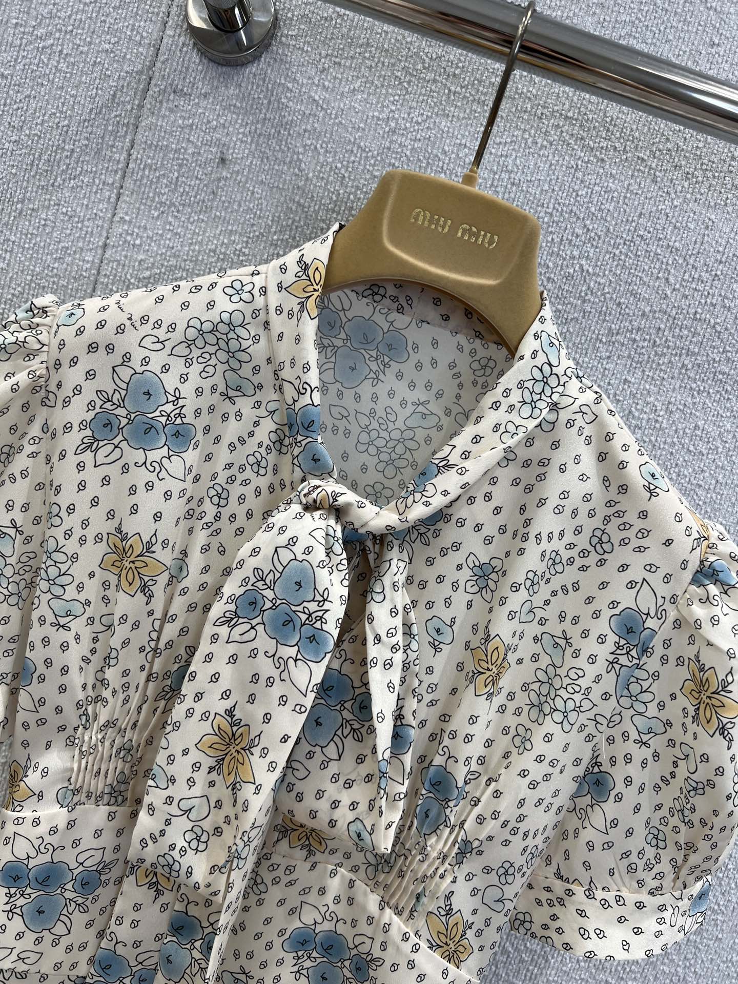 Miu 25fw silk dress