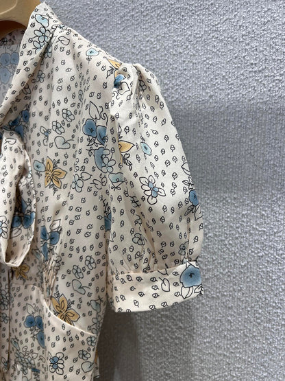 Miu 25fw silk dress
