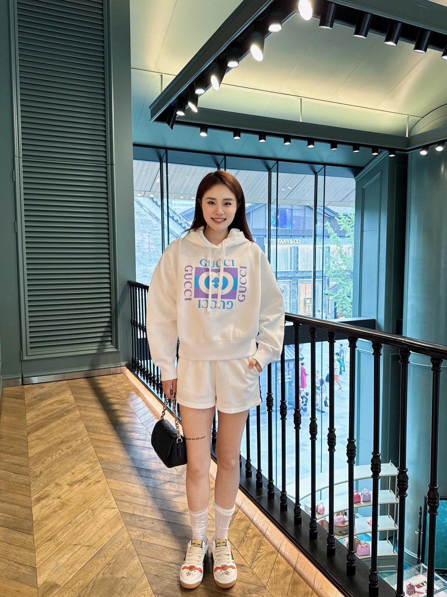 Guc 25fw printed sweatshirt