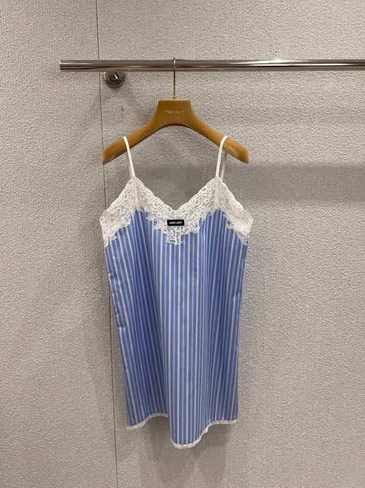 Miu 25ss Lace Camisole Dress