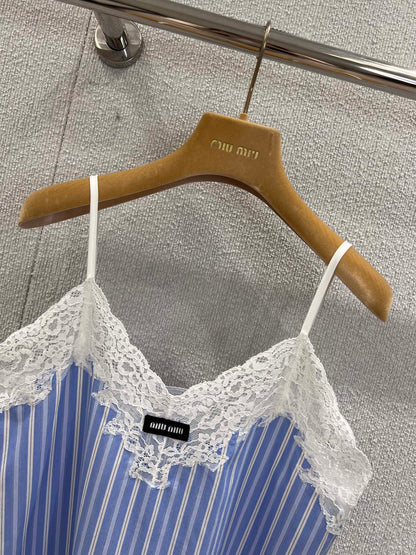 Miu 25ss Lace Camisole Dress