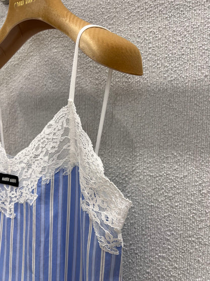 Miu 25ss Lace Camisole Dress
