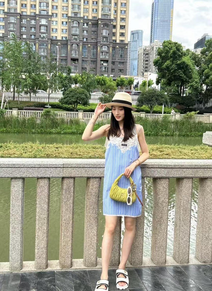 Miu 25ss Lace Camisole Dress