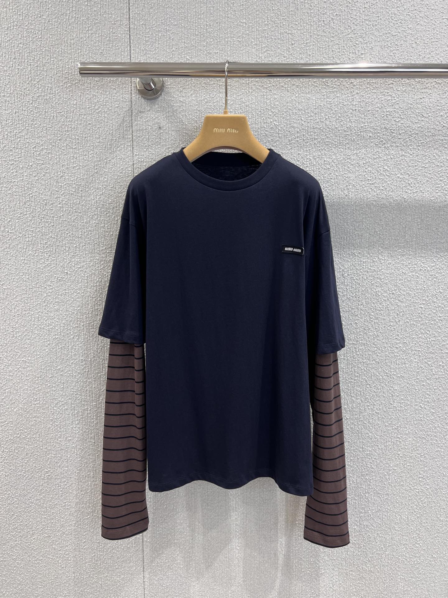 Miu 25fw Fake Two Piece T-Shirt