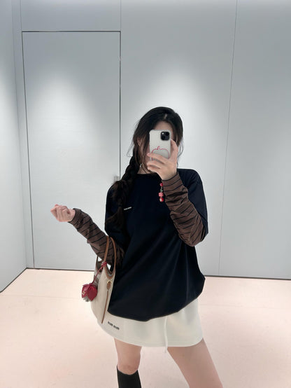 Miu 25fw Fake Two Piece T-Shirt