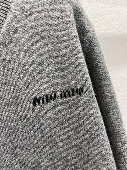 Miu 25fw Knitted Sweater