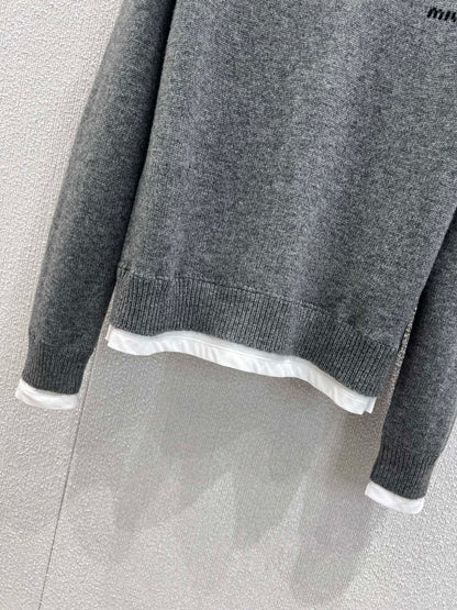 Miu 25fw Knitted Sweater