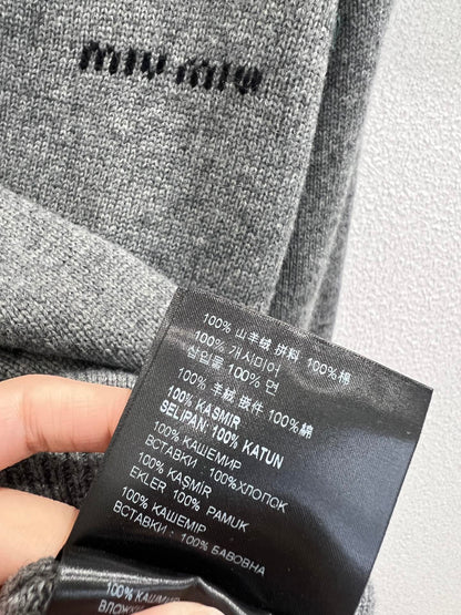 Miu 25fw Knitted Sweater