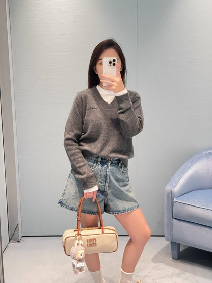 Miu 25fw Knitted Sweater