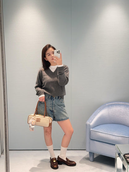 Miu 25fw Knitted Sweater