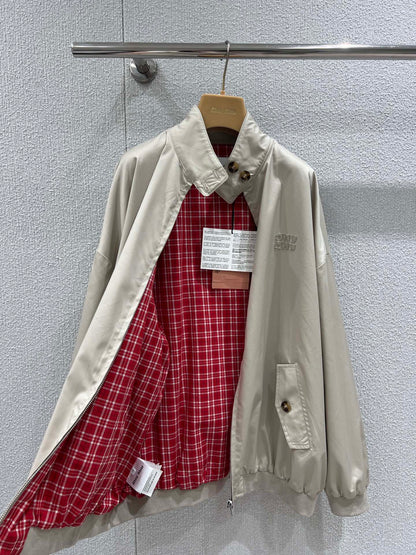 Miu 25ss Loose Casual Jacket