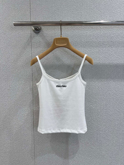 Miu 25ss Embroidered Camisole
