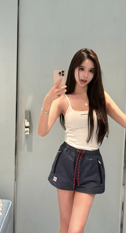 Miu 25ss Embroidered Camisole