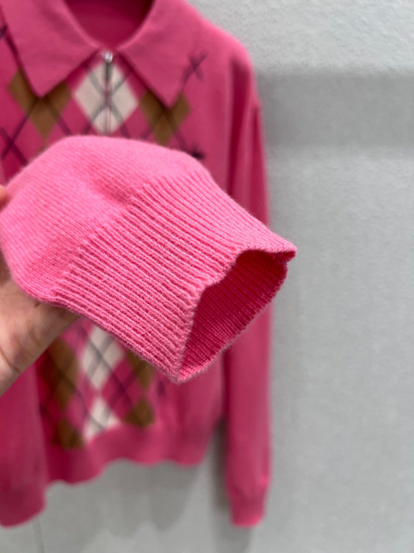 Miu 25fw Polo Collar Sweater