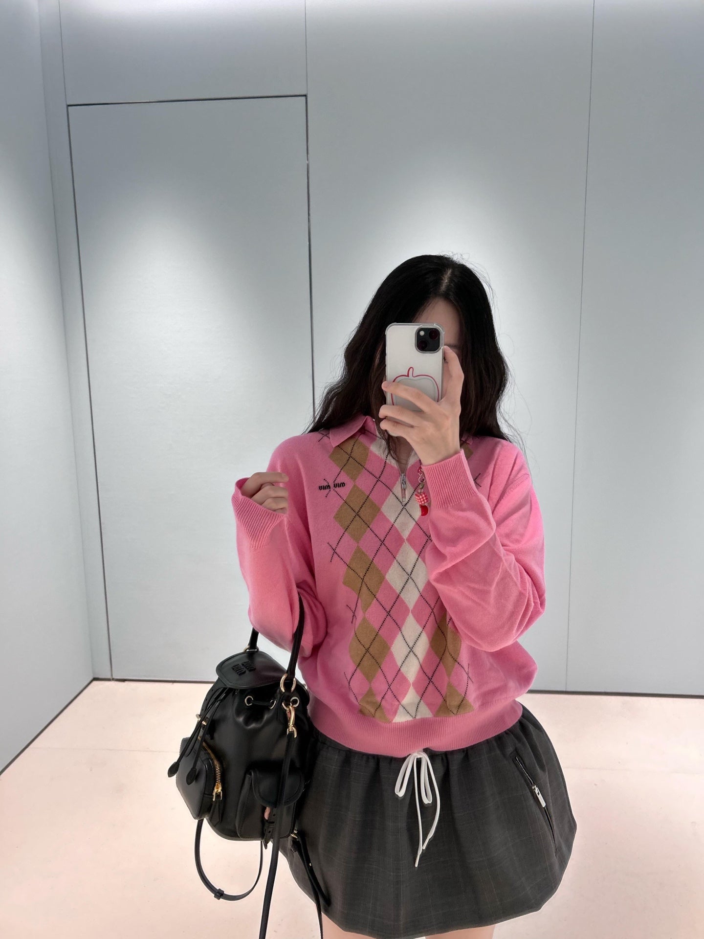 Miu 25fw Polo Collar Sweater