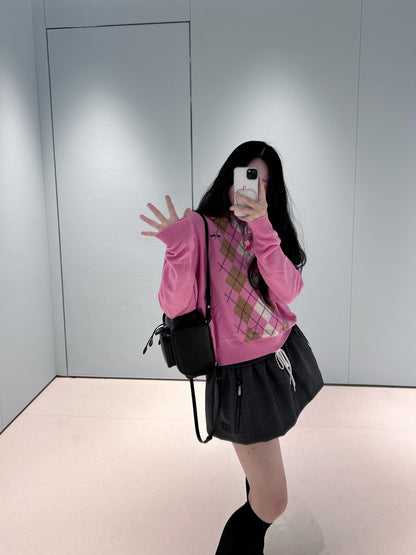 Miu 25fw Polo Collar Sweater