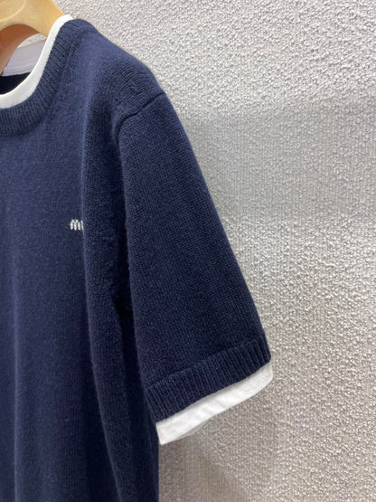 Miu 25fw Short Sleeve Sweater