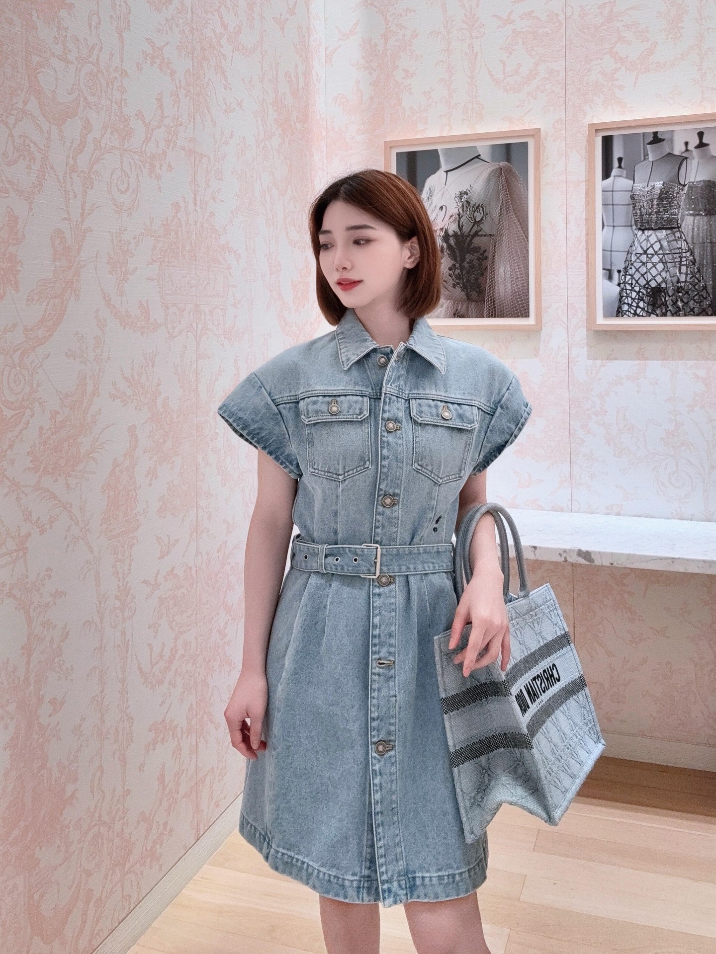 CD 25fw Denim Dress