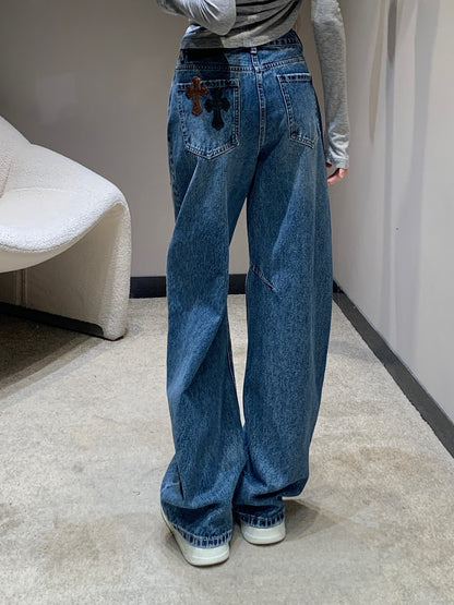 Chor 25fw washed jeans