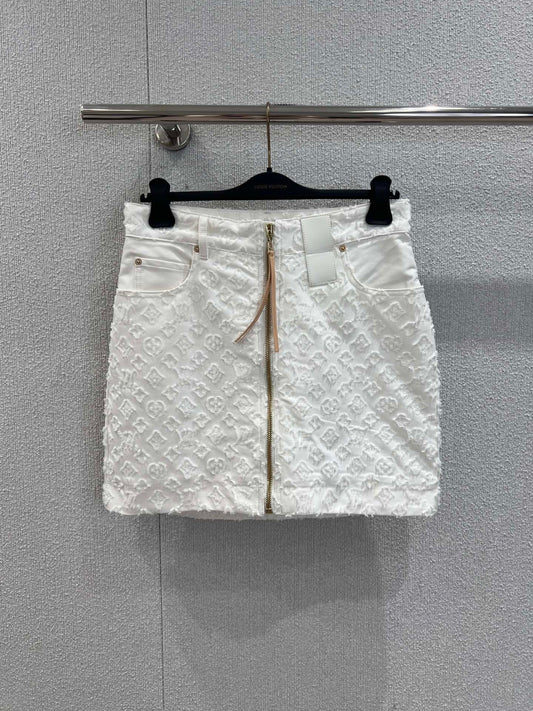 1ou 25ss jacquard skirt