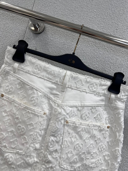 1ou 25ss jacquard skirt