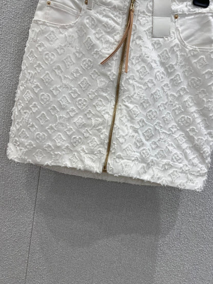1ou 25ss jacquard skirt