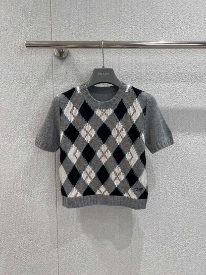Pra 25fw jacquard sweater