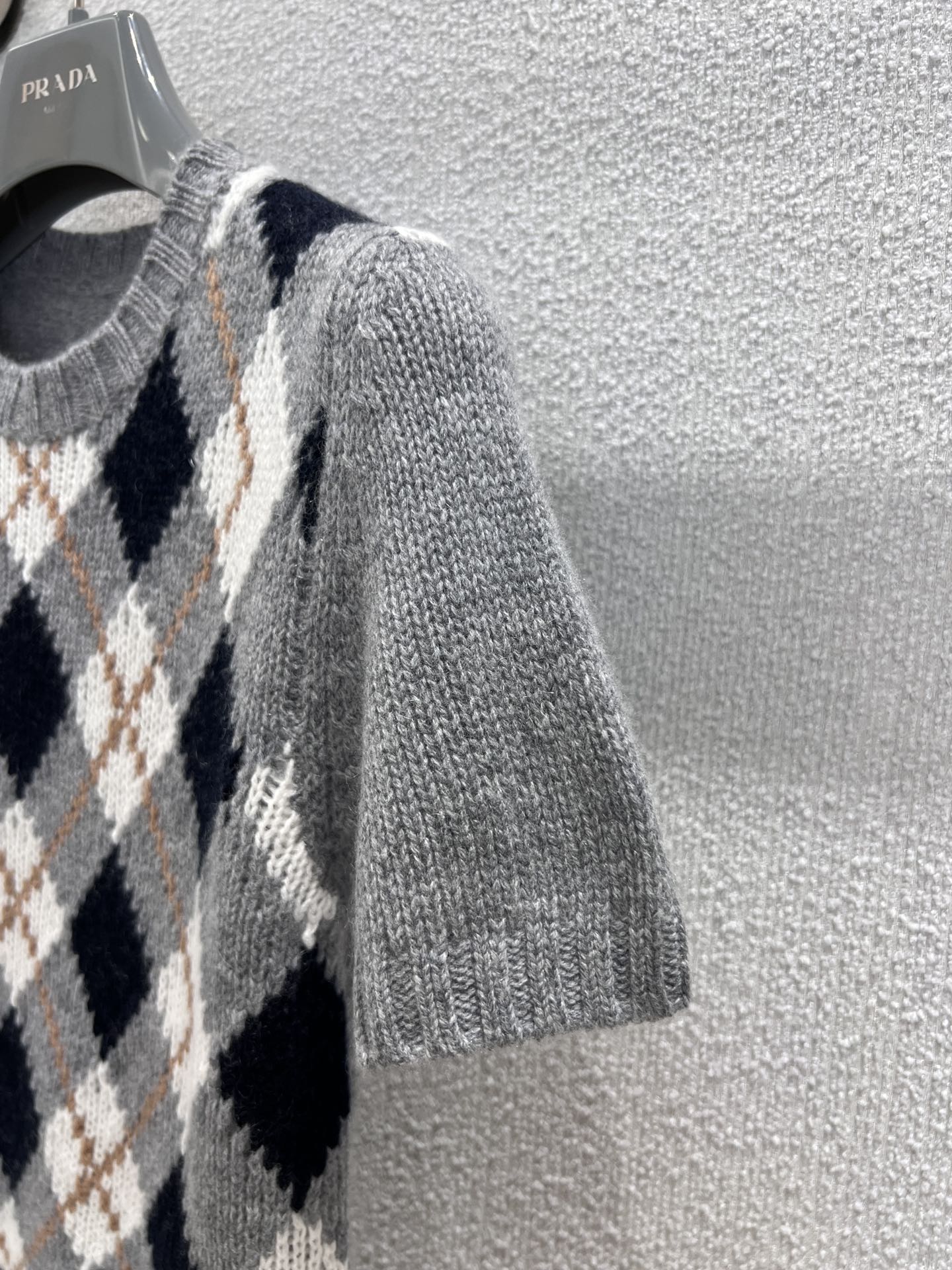 Pra 25fw jacquard sweater