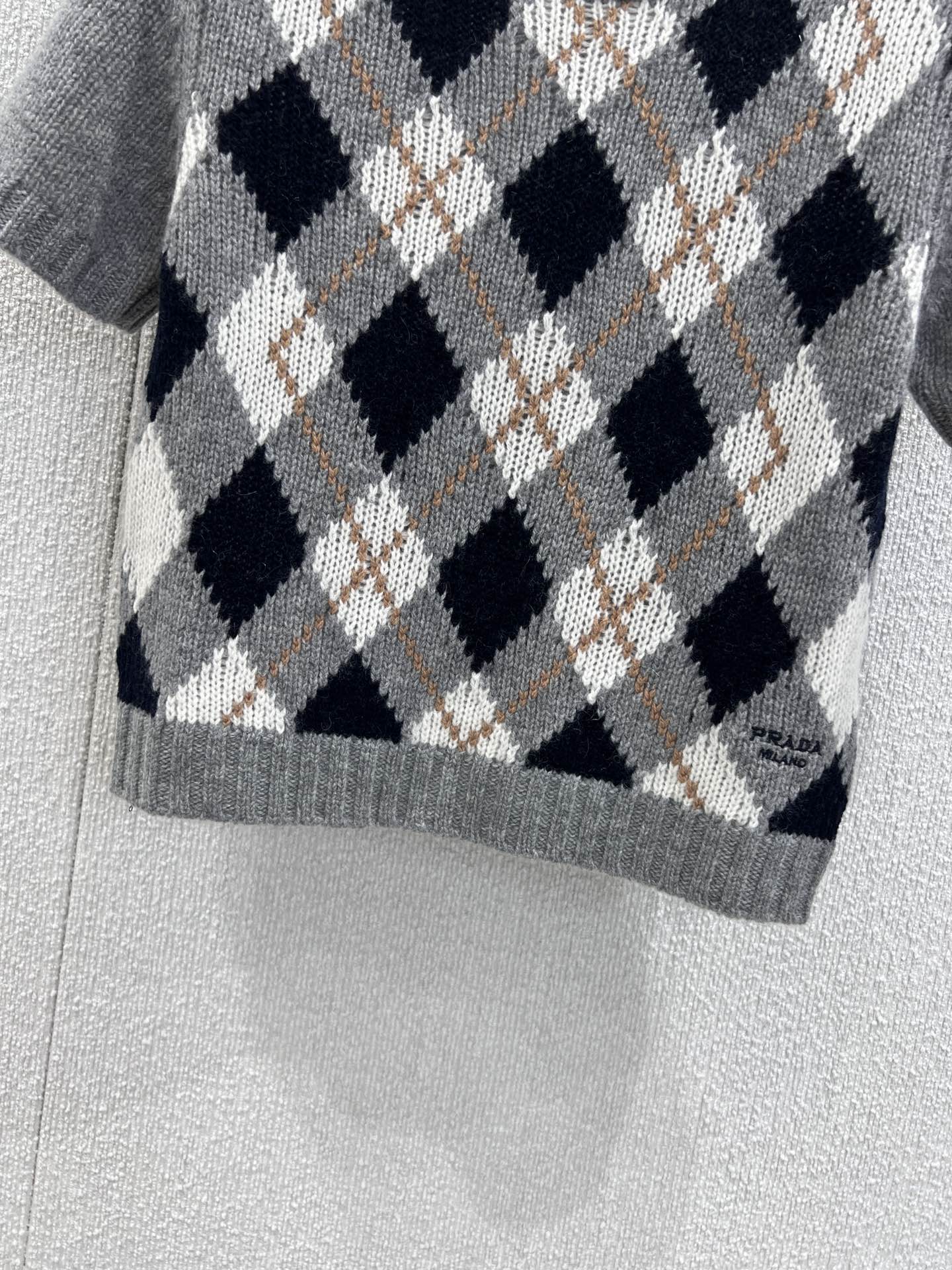Pra 25fw jacquard sweater