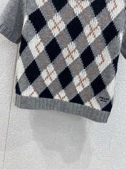 Pra 25fw jacquard sweater