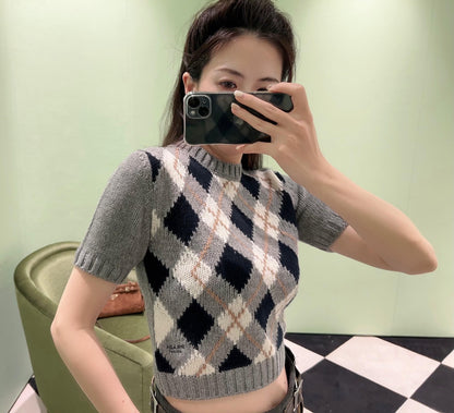Pra 25fw jacquard sweater